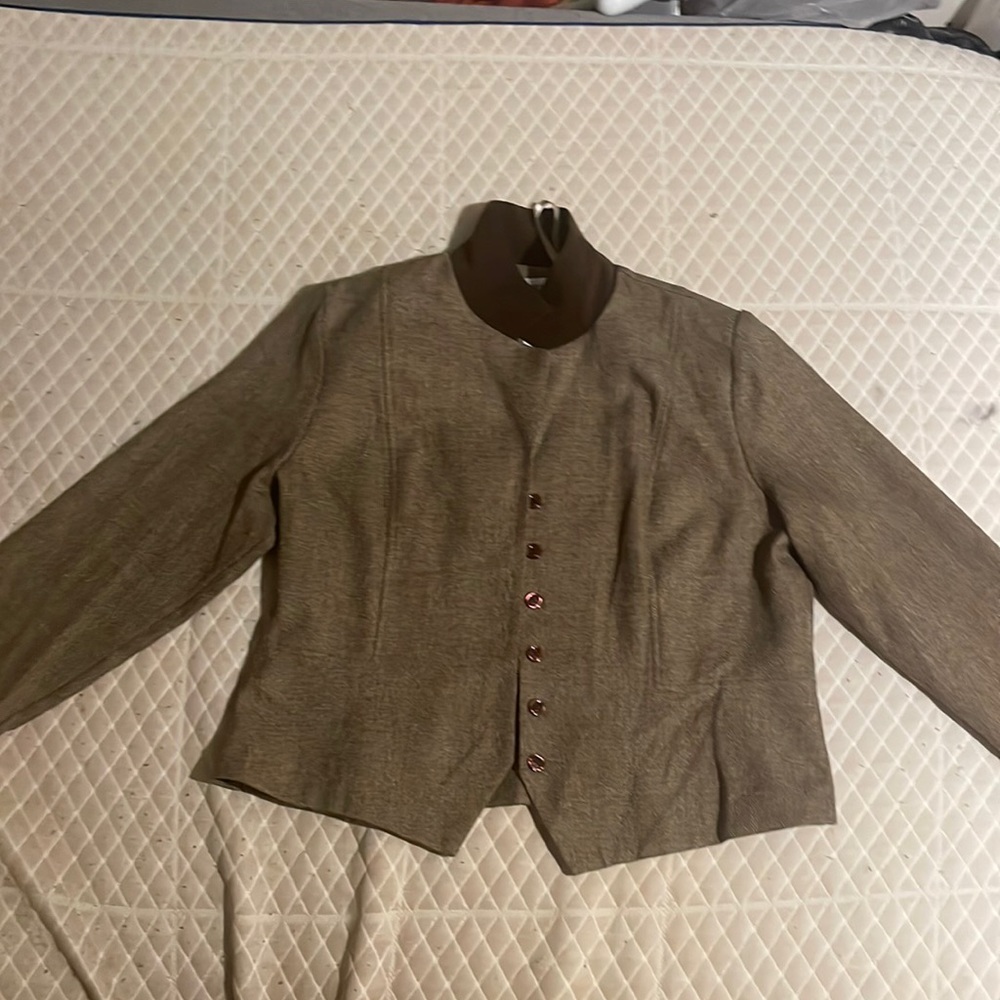 brown,  size 16P  suit jacket by Dorby Petite